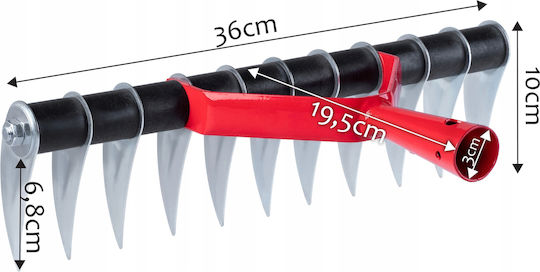 Kadax 132352 Gartenrechen Belüfter Gartenrechen