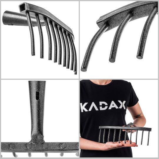 Kadax 34093 Furcă de grădină Greblă pentru gazon