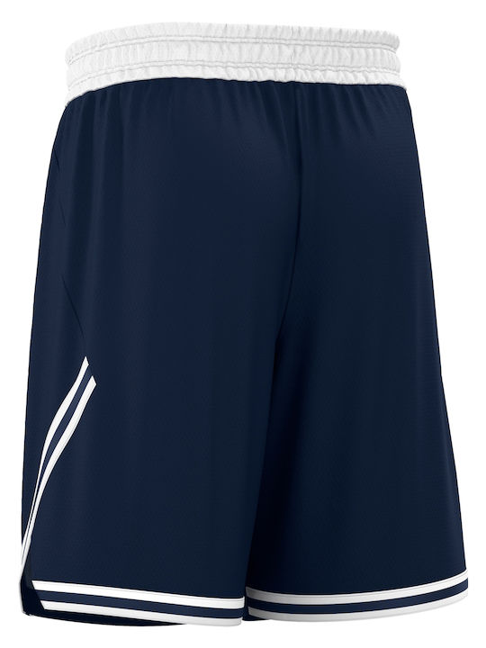 Kansas Eco Basketball Shorts Navy White