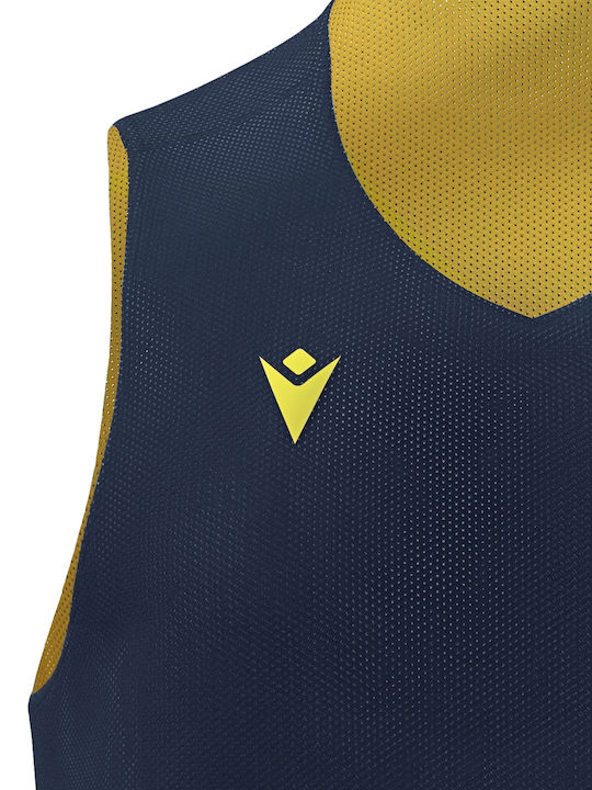 Idaho Double-Sided Basketball Game Jersey Navy Yellow