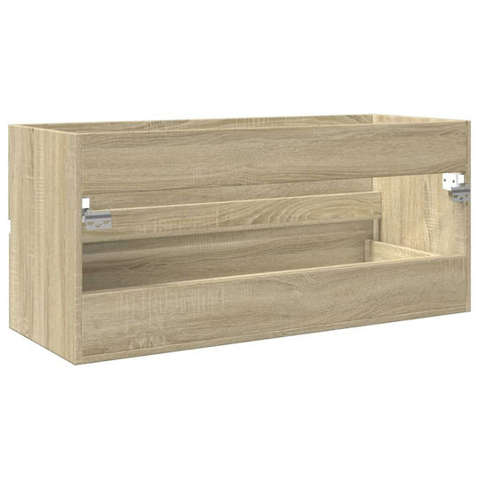 vidaXL Πάγκος χωρίς Νιπτήρα Μ100xΒ38.5xΥ45cm Καφέ