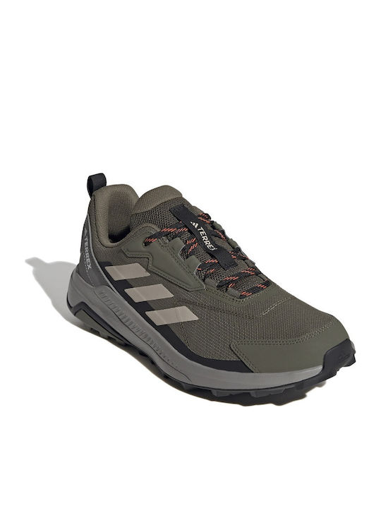 adidas Terrex Anylander Men's Hiking Shoes Olive Strata Wonder Beige Core Black