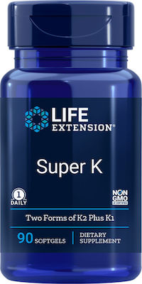 Life Extension Super K Vitamin für die Knochengesundheit 90 Softgels