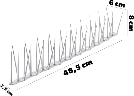 Kadax Ακίδες Απώθησης Πουλιών 2.91x2.91m