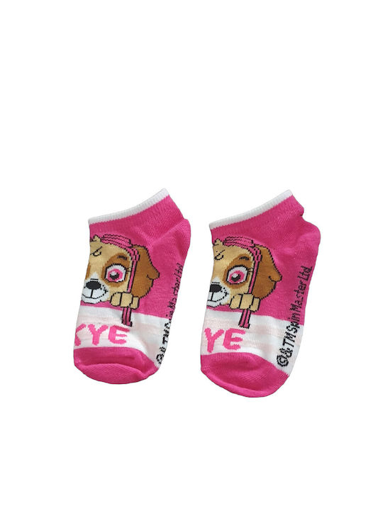 Paw Patrol Kids' Ankle Socks Pink