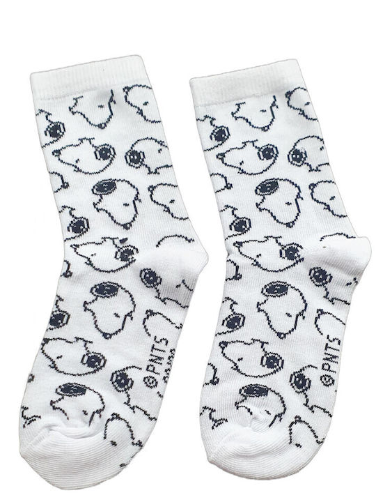 Disney Παιδικές Κάλτσες Snoopy White, Black