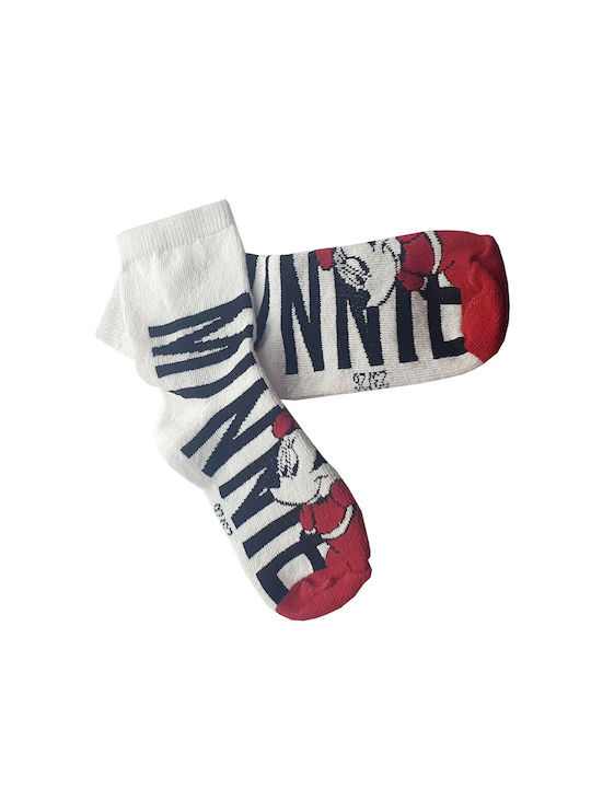 Disney Kids' Socks Red, Black, White