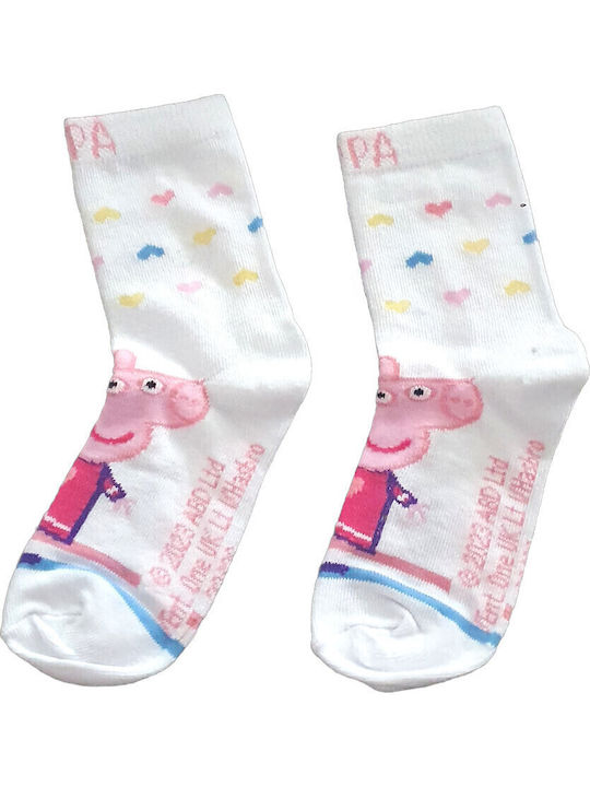 Peppa Pig Kids' Socks White
