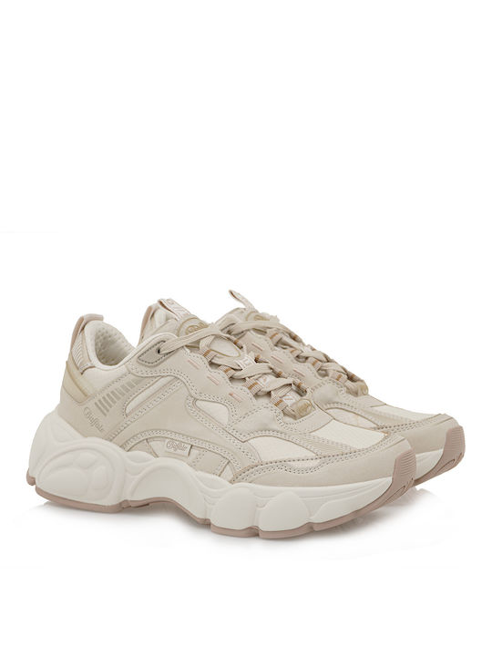 Buffalo Chunky Sneakers Beige