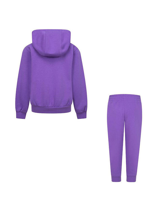 Nike Copilăresc Set de pantaloni de trening Violet Club