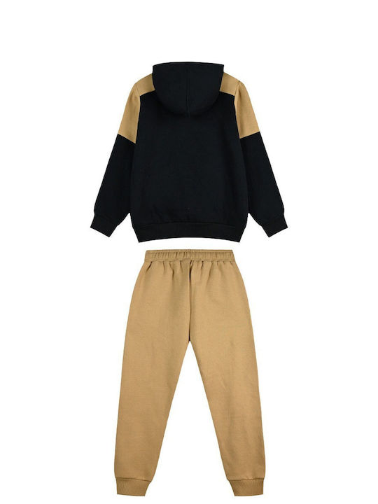 Kids Sweatpants Set Tabac Brown 2pcs Keep Ready