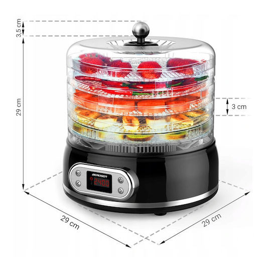Berdsen BD-691 Dehidrator alimentar cu 5 rafturi și temperatură reglabilă 35-70°C