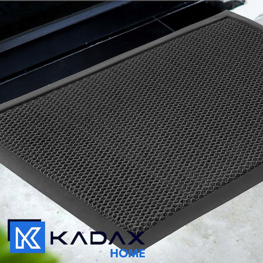 Kadax Covor de Intrare din Cauciuc Negru 60x40buc