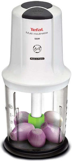 Tefal Multi Moulinette 6 in 1 Πολυκόπτης Multi 500W με Δοχείο 500ml Λευκός