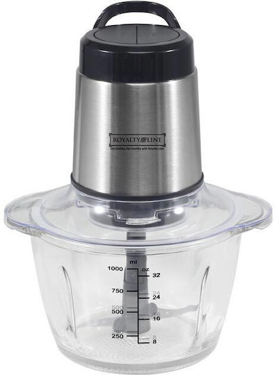 Royalty Line Mini Tocător Multi 300W Cu Recipient 1L Negru