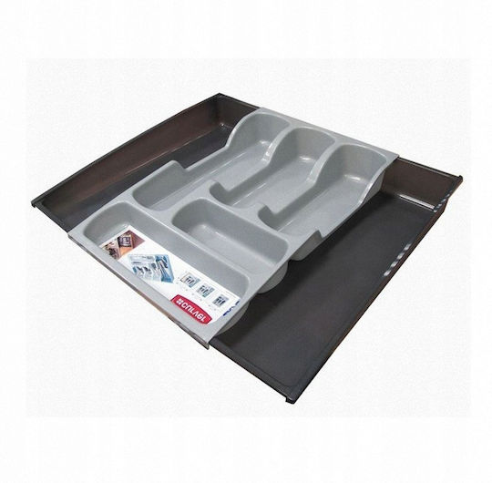 Curver Tăvi Pentru Tacâmuri De Sertar Rabătabilă Metalică 30x42x6.4cm Gri