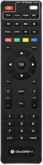 GoGEN DVB142T2PVR Mpeg-4 Digital Receiver SD (480p) Connections SCART / HDMI / USB