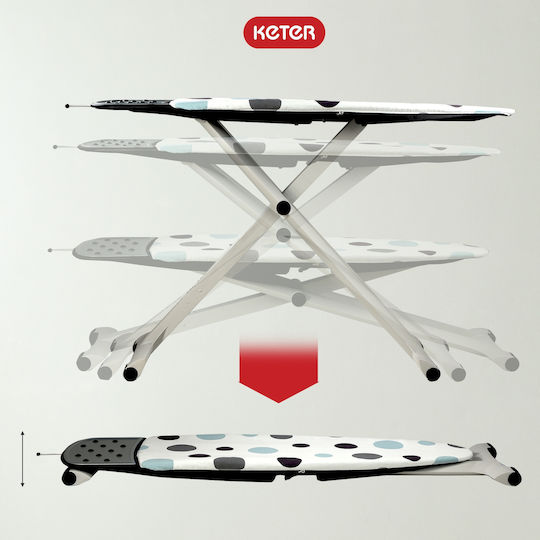 Curver Lotus Ironing Board For Steam Iron Foldable 143x40x94cm