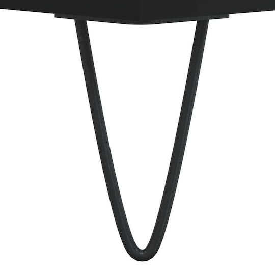 vidaXL Hi-Fi Möbel Schwarz 38x74.5x48cm