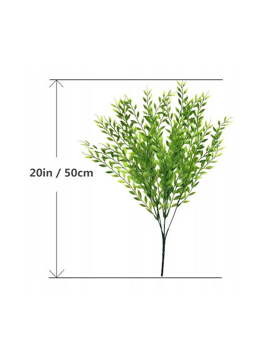 Künstlicher dekorativer Zweig Weide Grün 50cm