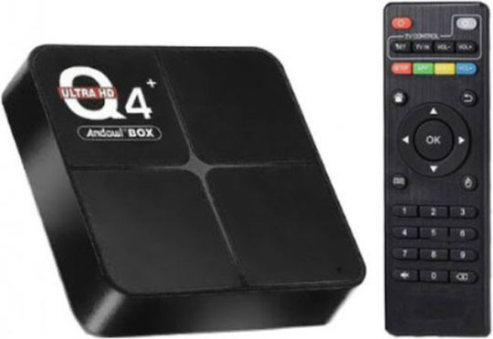 Andowl TV Box Q4 PRO 6K UHD με WiFi USB 2.0 4GB RAM και 64GB Αποθηκευτικό Χώρο με Λειτουργικό Android 10.0