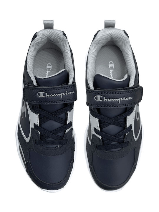 Παιδικά Sneakers με Σκρατς Navy Μπλε