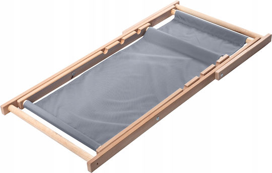 Kadax Wooden Beach Garden Folding Lounger Sturdy Comfortable