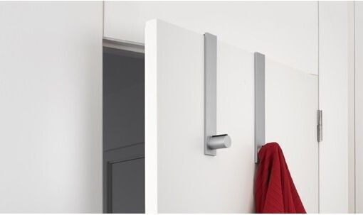 Inofix Door Hook Single Slot Metallic 29.6x4x6.6cm Inofix Door Hook Single Slot Metallic 29.6x4x6.6cm