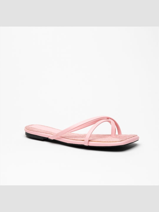 Miss Belgini Damen Flache Sandalen in Rosa Farbe