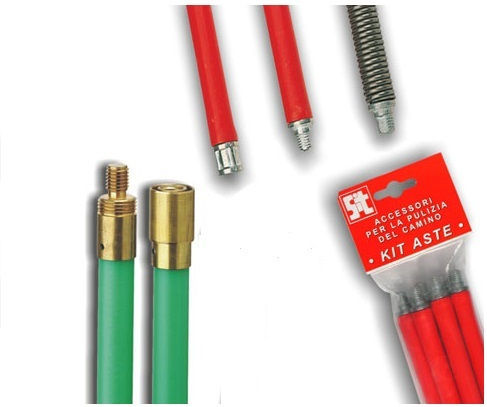 Sit Extension Pole Brush for Fireplace Chimney Cleaning