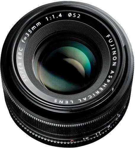 Fujifilm Crop Camera Lens Fujinon XF23mm F1.4 R Wide Angle for Fujifilm X Mount Black