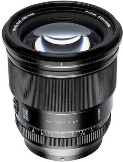 Viltrox Crop Kameraobjektiv 75mm f/1.2 AF Teleobjektiv für Sony E Mount Black