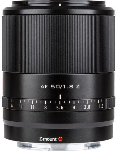 Viltrox Voller Rahmen Kameraobjektiv AF 50mm f/1.8 Festbrennweite für Nikon Z Mount Black