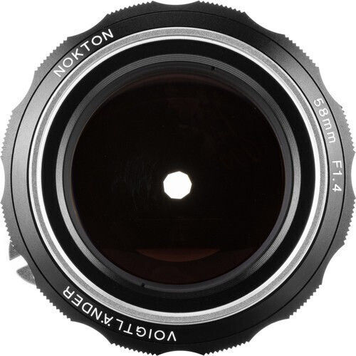 Voigtlander Full Frame Camera Lens Nokton SLII-S F/1.4 Fixed for Nikon F Mount Silver