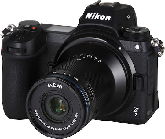Laowa Voller Rahmen Kameraobjektiv 85mm f/5.6 2x Ultra APO Makro für Nikon Z Mount Black