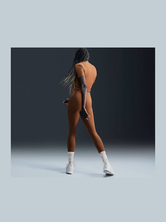 Nike Dri-Fit Zenvy Training Leggings Tan