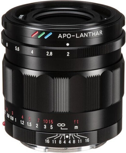 Voigtlander Full Frame Camera Lens APO-LANTHAR 50mm f/2 Aspherical Fixed for Sony E Mount Black