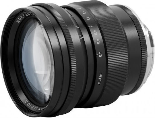 Camera Lens Nokton 75mm f/1.5 Aspherical Telephoto for Leica M Mount Black