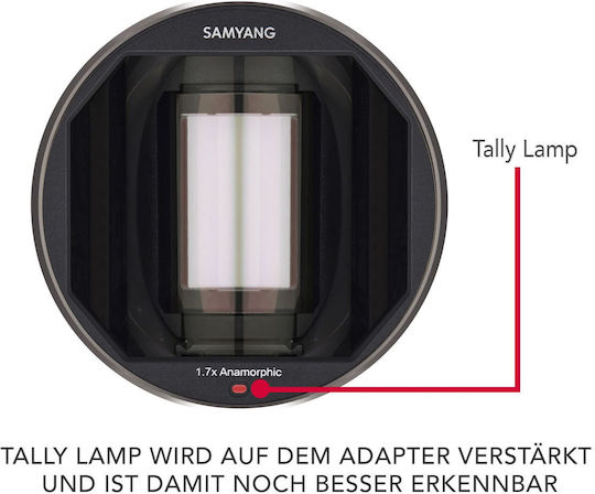 Samyang Φωτογραφικός Φακός V-AF 1,7x Anamorphic MF-Adapter Σταθερός Μαύρος