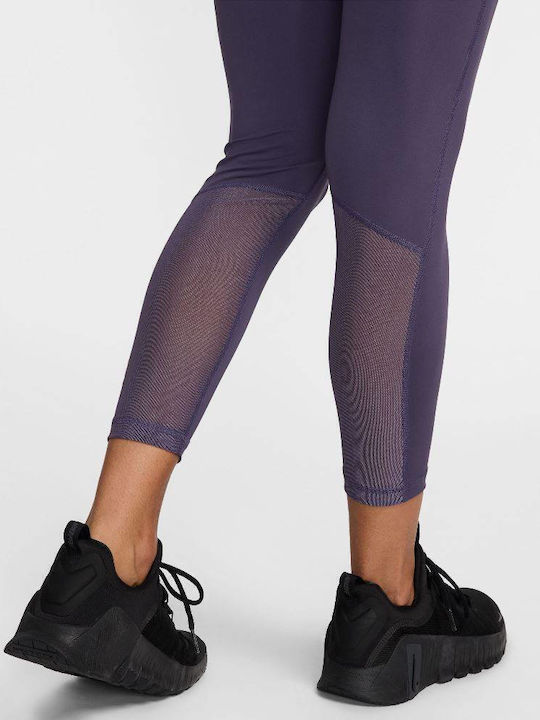 Pro Training Damen Leggings Formendefinition Hohe Taille Dark Raisin