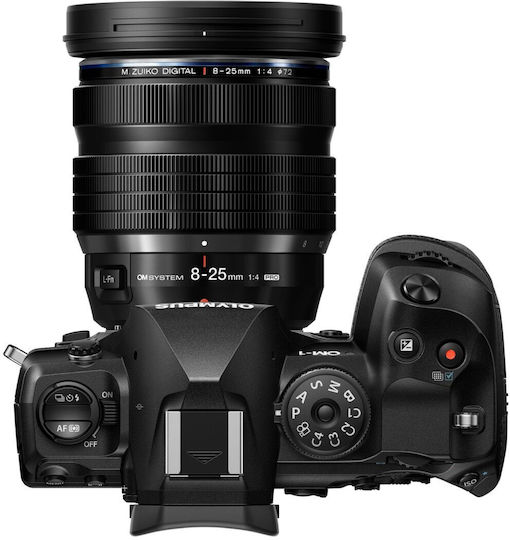Olympus Full Frame Φωτογραφικός Φακός M.Zuiko ED 8-25mm f/4 Pro Ultra-Wide Zoom / Macro για Micro Four Thirds (MFT) Mount Μαύρος