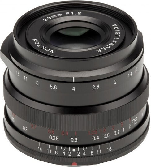 Voigtlander Camera Lens Nokton 23mm f/1.2 Aspherical Fixed for Fujifilm X Mount Black