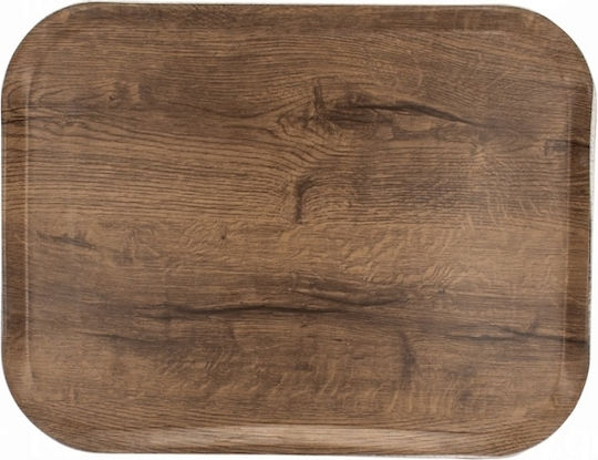 Alkan Ξύλινος Δίσκος Σερβιρίσματος 43x33cm