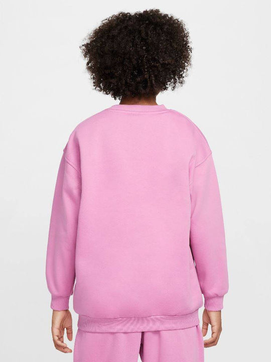 Nike Fleece Kinder Sweatshirt Flamingo