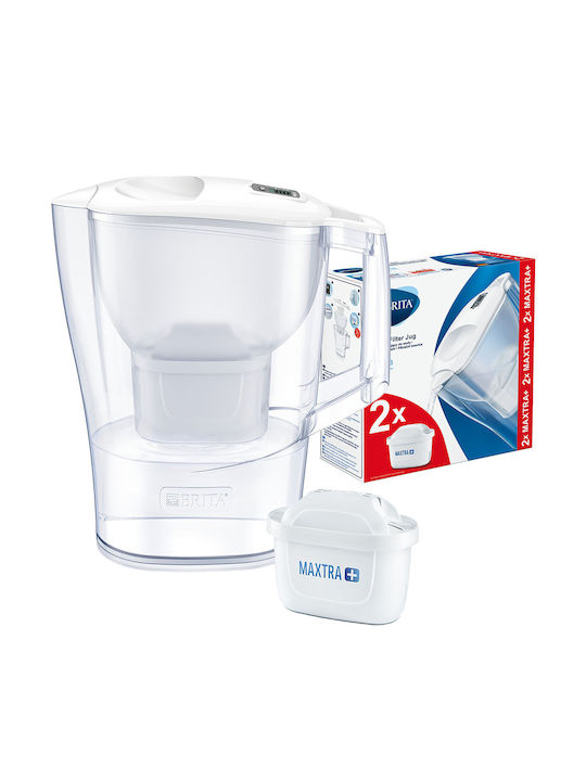 Brita Plastic Cup with Lid White 150ml