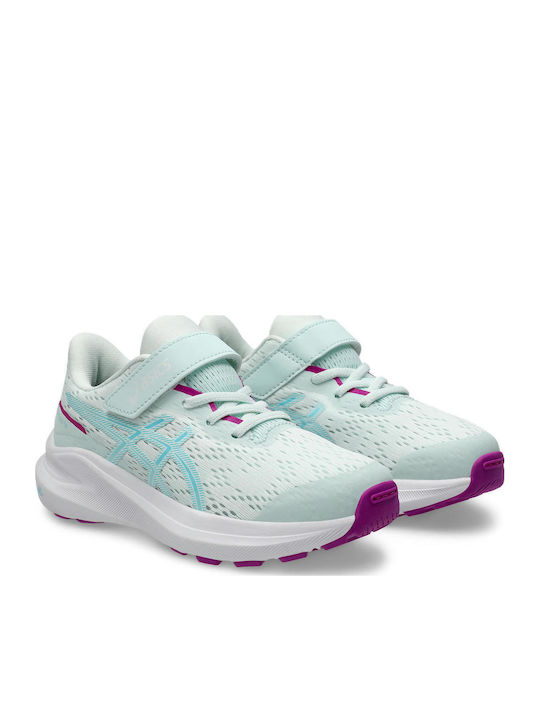 GT-1000 13 PS Kids Sports Shoes Running with Hoop & Loop Closure Light Blue