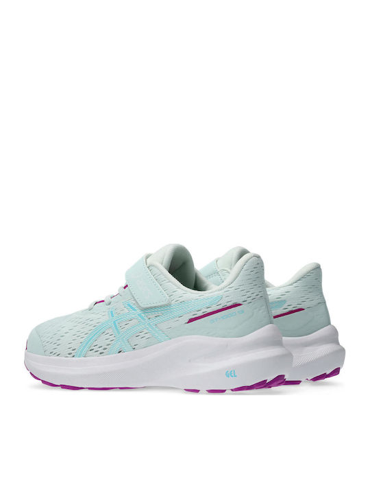 GT-1000 13 PS Kids Sports Shoes Running with Hoop & Loop Closure Light Blue