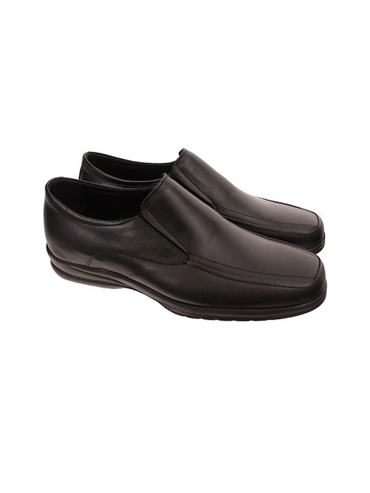 steve kommon ανδρικά loafers sk66344 ΜΑΥΡΟ