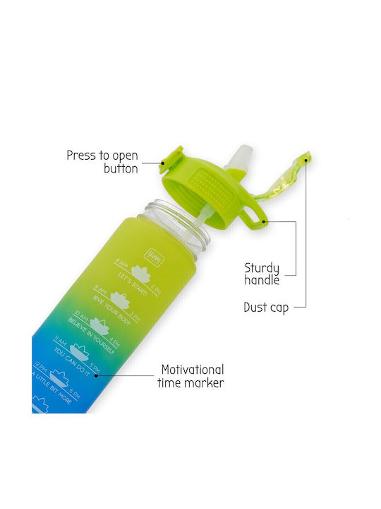 Legami Milano Wasserflasche 1000ml Grün