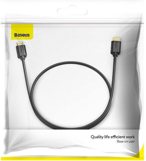 Baseus HDMI 2.0 Premium High Speed 4K 60Hz HDR Cable HDMI Male - HDMI Male 3m Black